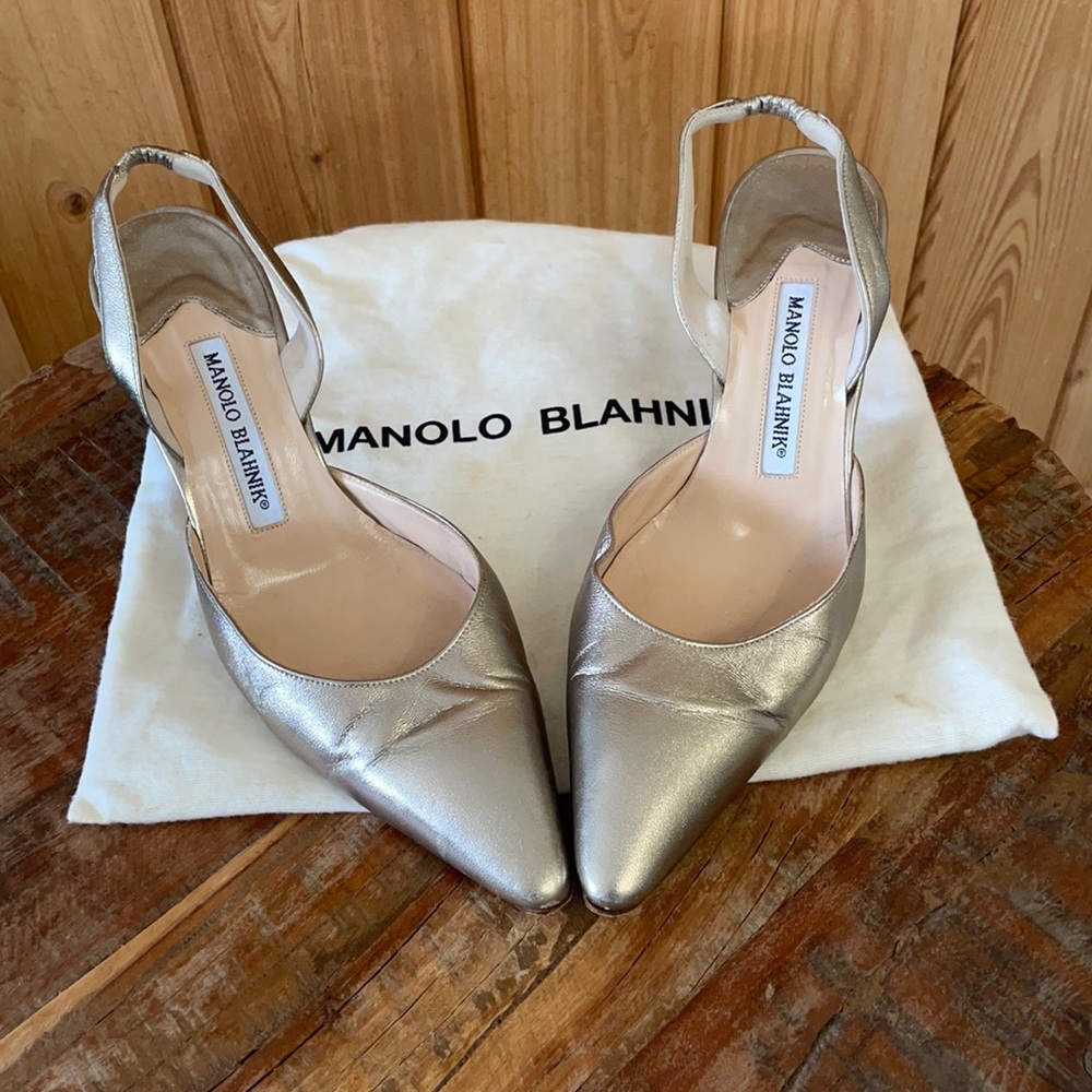Manolo Blahnik 3 inch heels